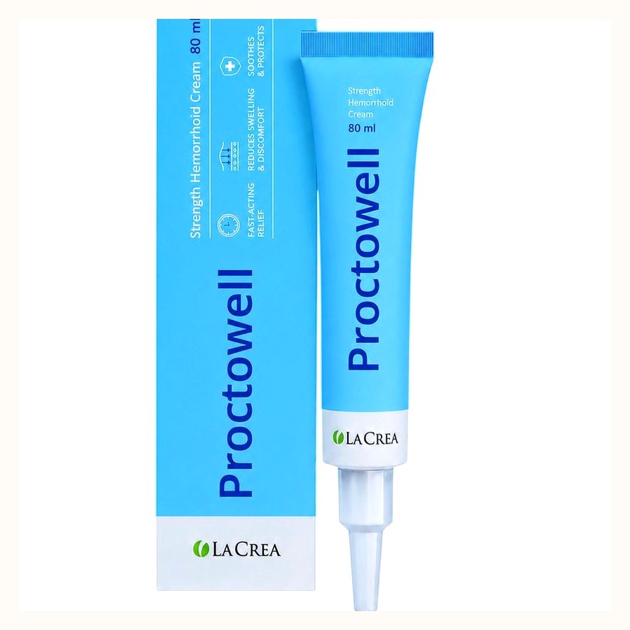 Proctowell – крем в туба 80 ml с накрайник