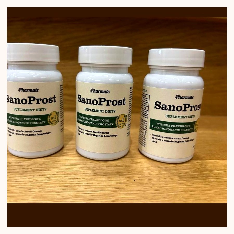SanoProst – капсули в бяло шише